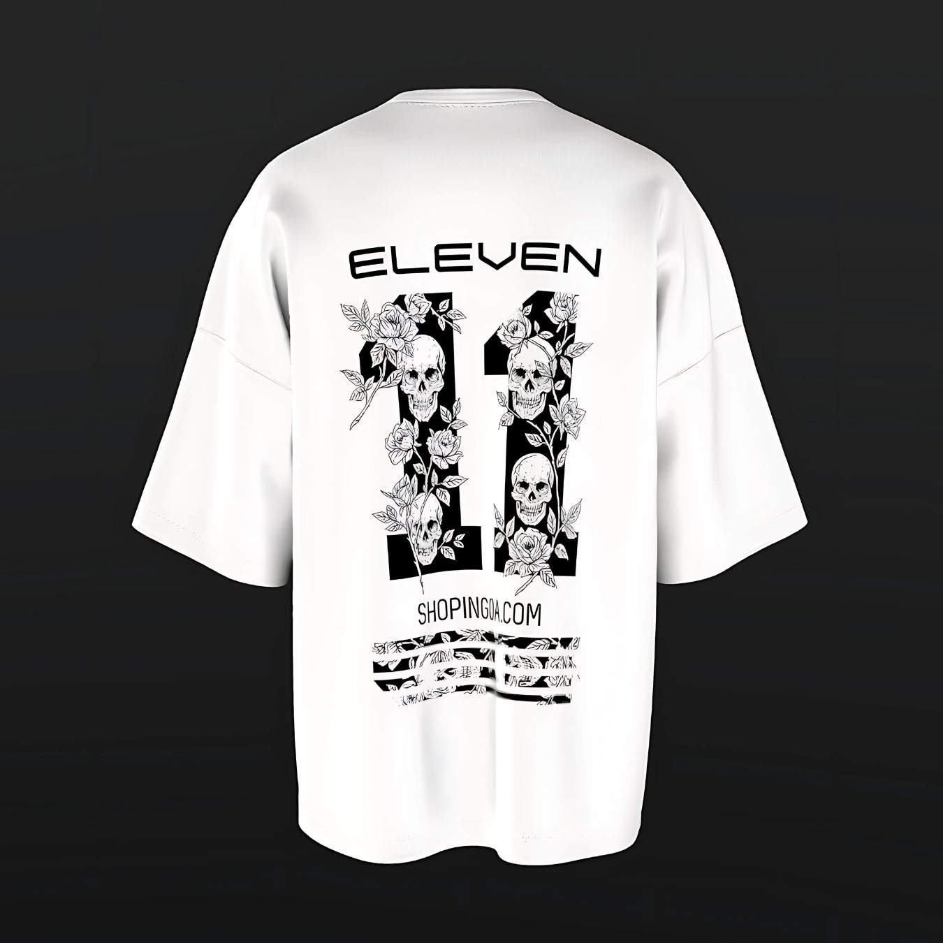 Eleven Floral Design Oversized T-shirt