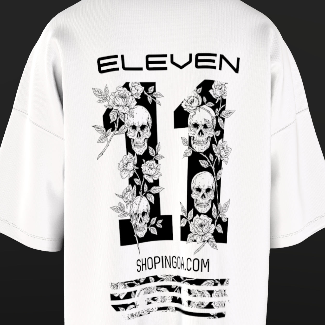 Eleven Floral Design Oversized T-shirt